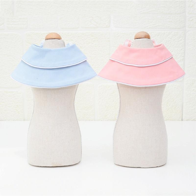 Pet Accessories Dog Small Shawl Bib Saliva Towel Triangle Scarf - Size M - Light Blue