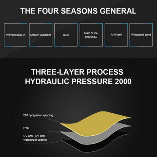 Heavy Duty Waterproof Bicycle Bike Cover Cycle Outdoor UV Protection