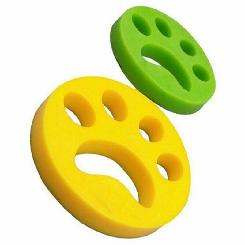 2 Pcs Pet Hair Remover Floating Fur Catcher Laundry Lint Dog CAT Washing Machine