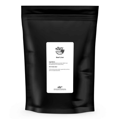 400g Dog Treat Beef Liver Pieces - Dehydrated Australian Healthy Puppy Chew