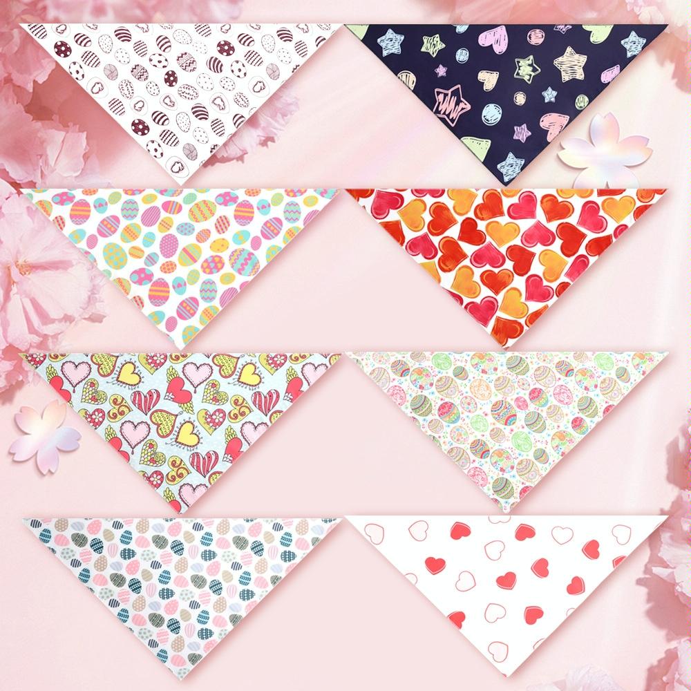 Cute Pet Triangle Towel Bib Cartoon Cats And Dogs Drool Towel Scarf - 10
