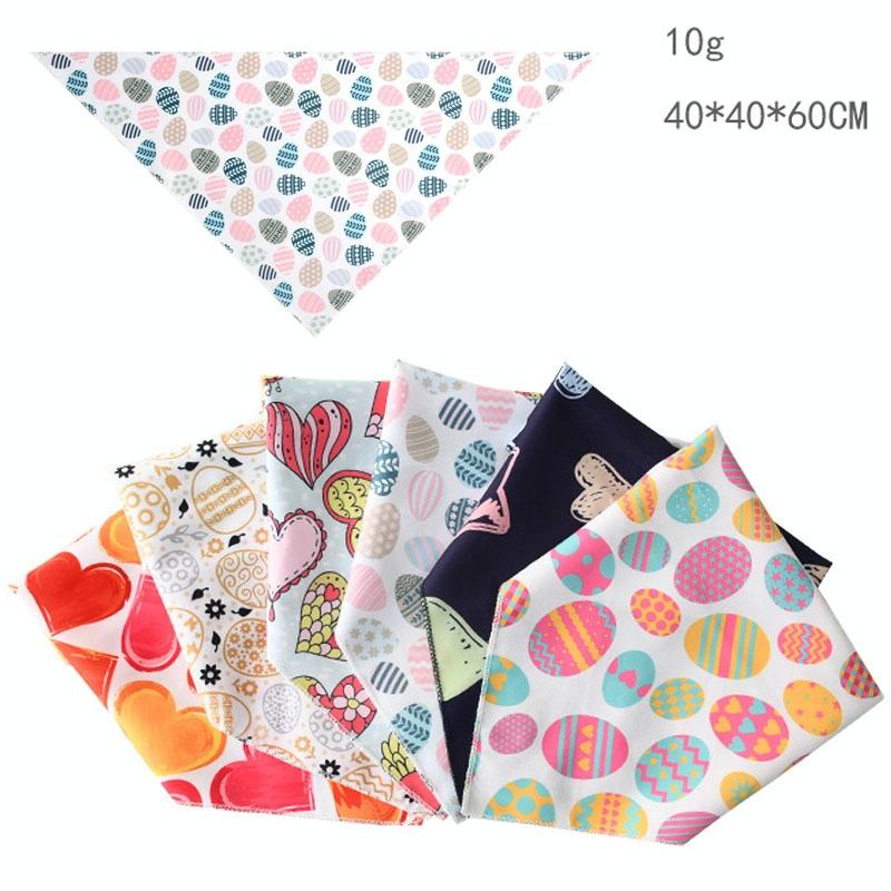 Cute Pet Triangle Towel Bib Cartoon Cats And Dogs Drool Towel Scarf - 01