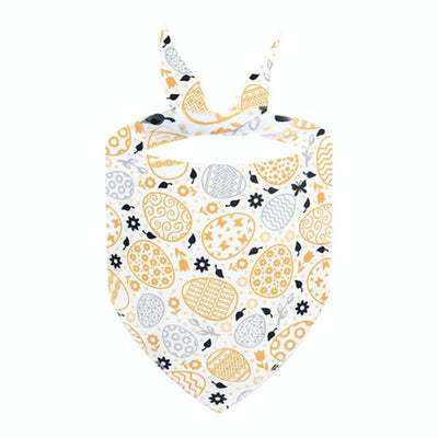 Cute Pet Triangle Towel Bib Cartoon Cats And Dogs Drool Towel Scarf - 11