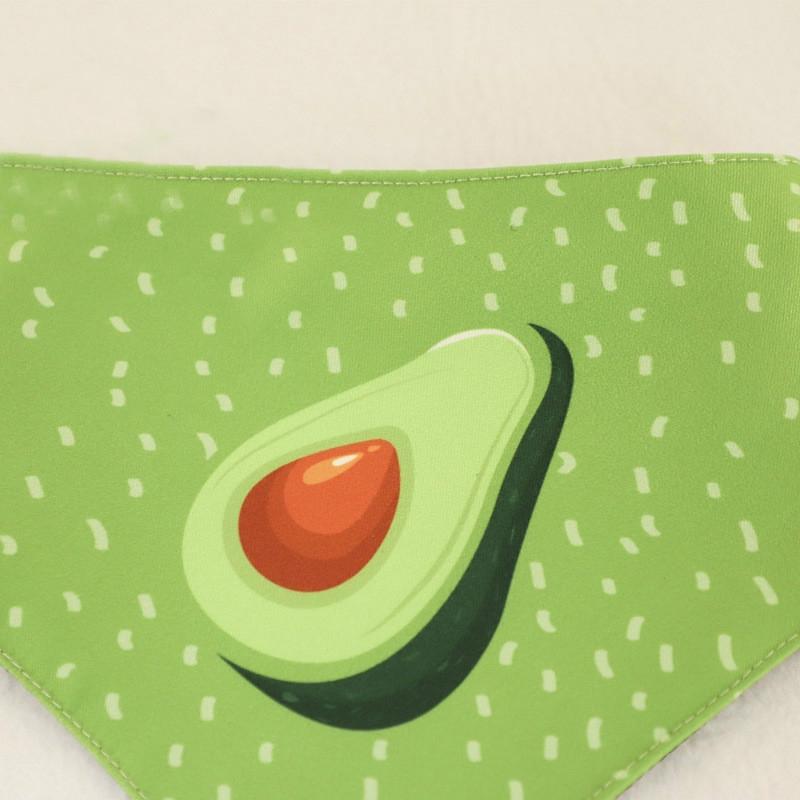 Refreshing Avocado Pet Scarf Three-Layer Thickened Waterproof Saliva Towel - Size Xxl