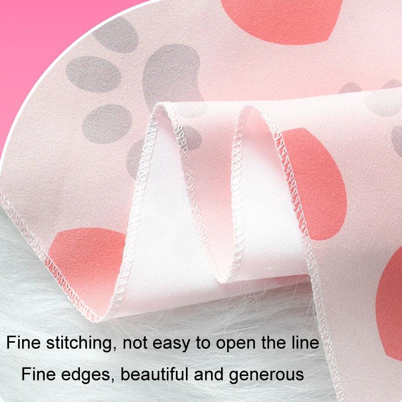 Cute Pet Triangle Towel Bib Cartoon Cats And Dogs Drool Towel Scarf - 06