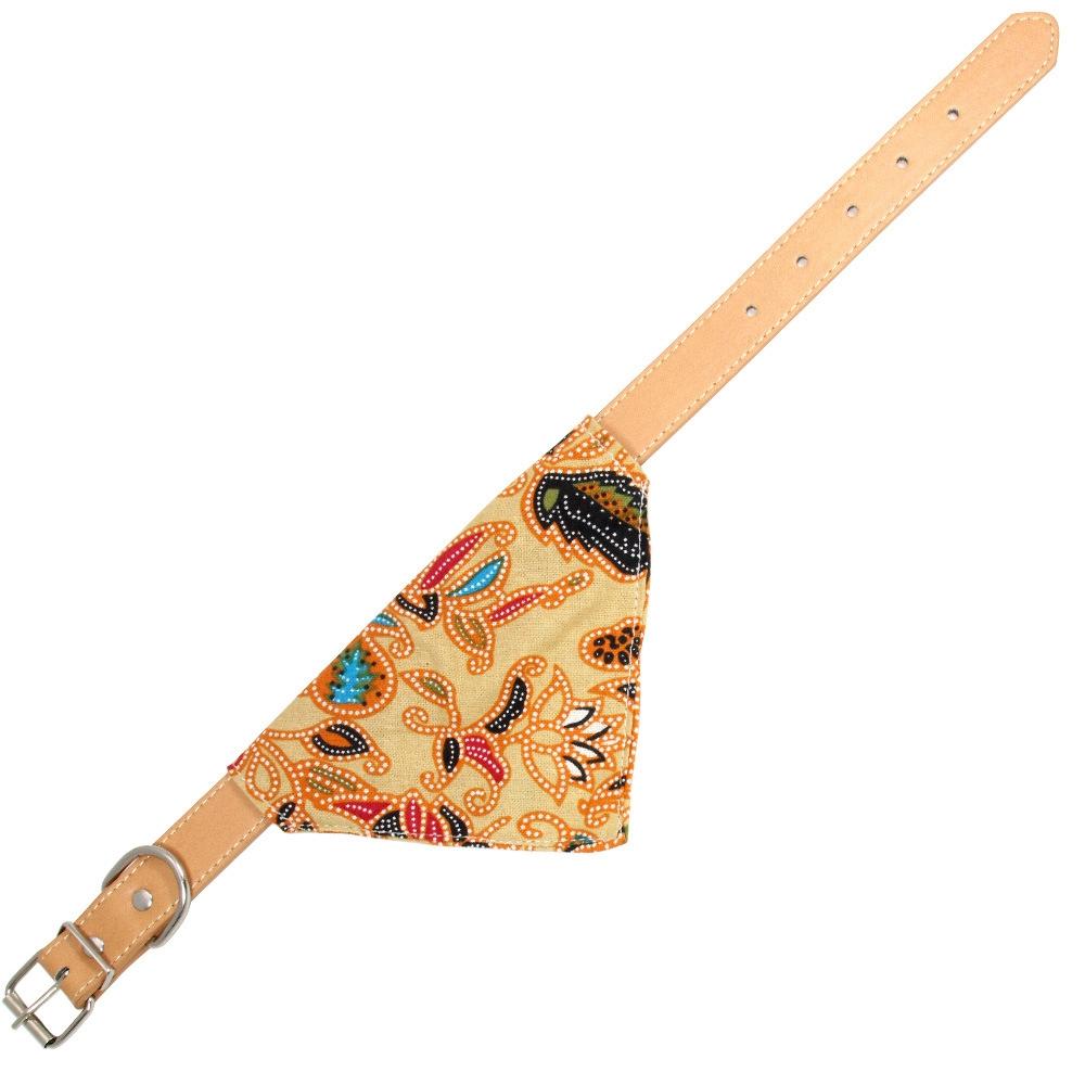 Pet Bib Cat Headband Dog Saliva Towel Size M - Blue