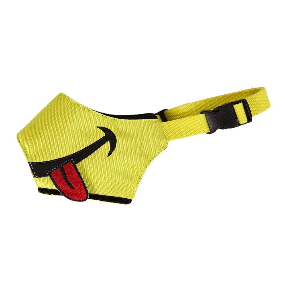 Cartoon Dog Mouth Cover Anti-Bite Nylon Dog Mask - Size L - Pink - S