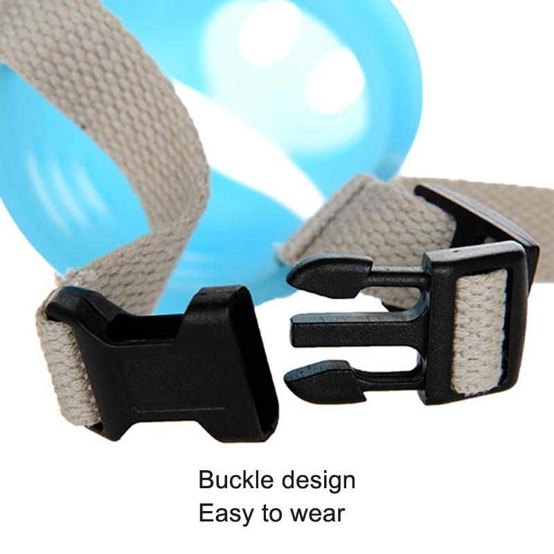 Pet Dog Piggy Mouth Dog Mask Bark Stopper - Size Large - Blue