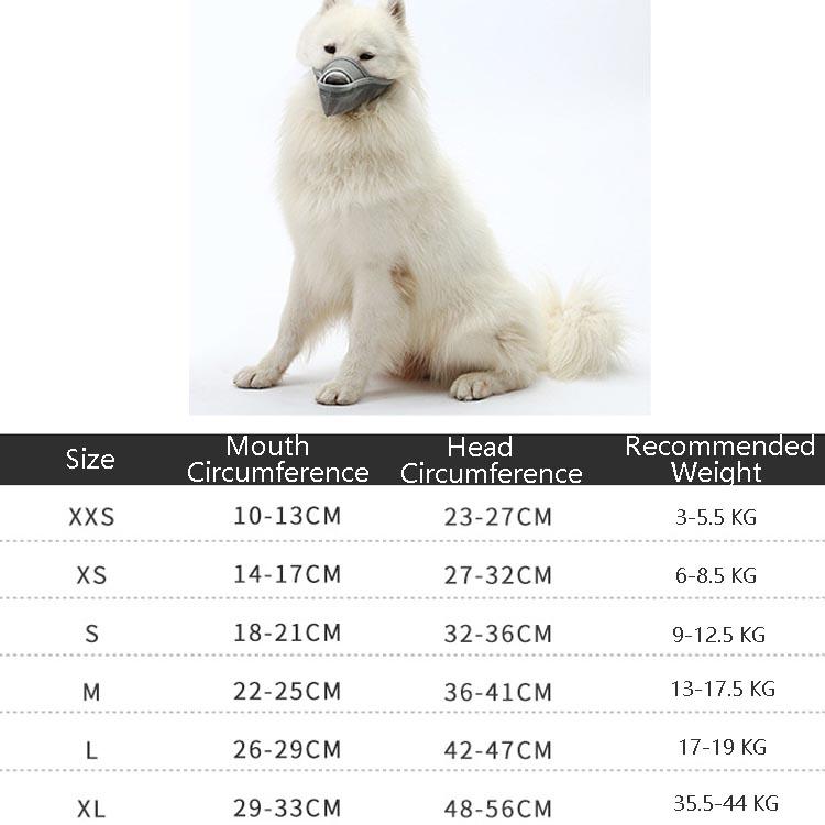 Dog Mouth Cover Anti-Bite Mesh Dog Mouth Cover Medium And Large Dogs Anti-Drop Mask Xl - Beige