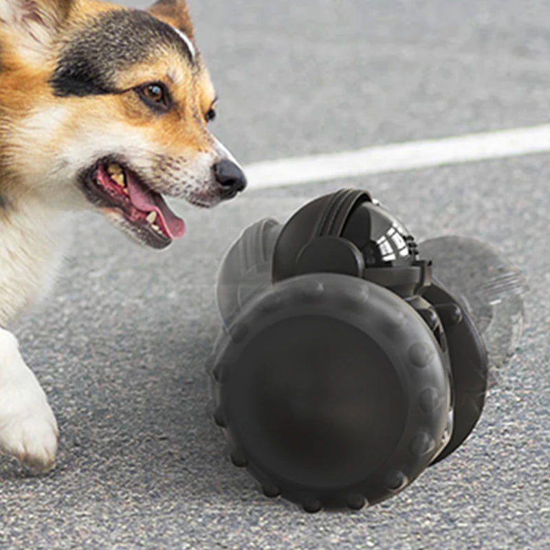 Vibe Geeks Pet Food Dispenser Tumbler Dog Treat Toy - Green