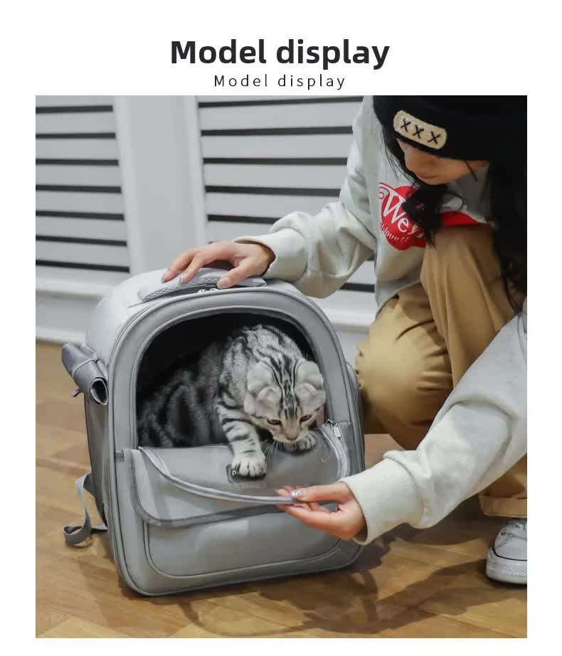 Yellow Pet Carrier Backpack - Space Capsule Design for Cats & Small Dogs