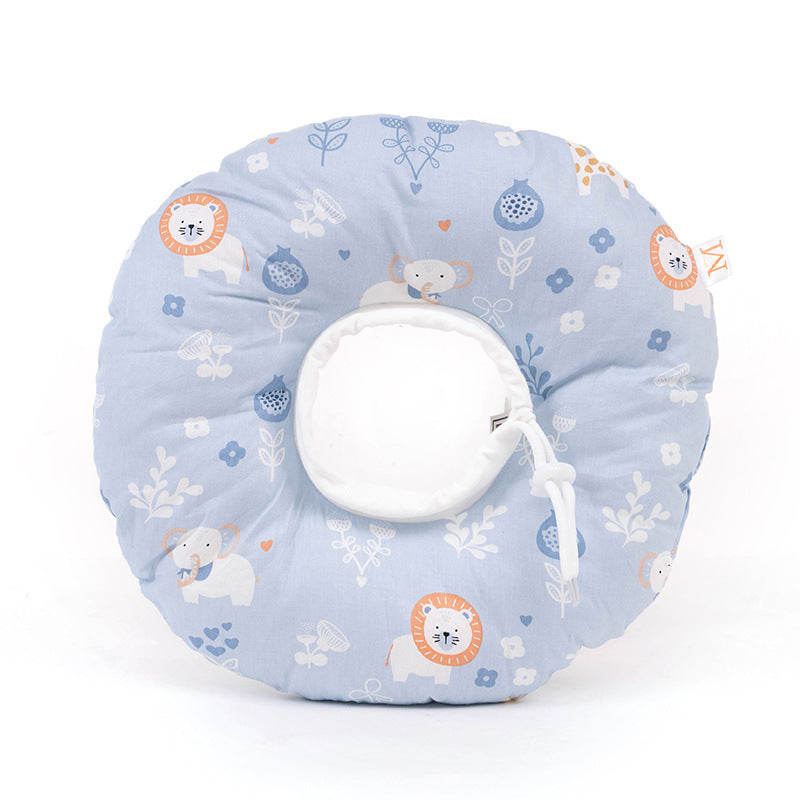 2 pcs Lion Soft Pet Recovery Collar - Comfortable Anti-Lick Cone for Cats & Dogs Size S