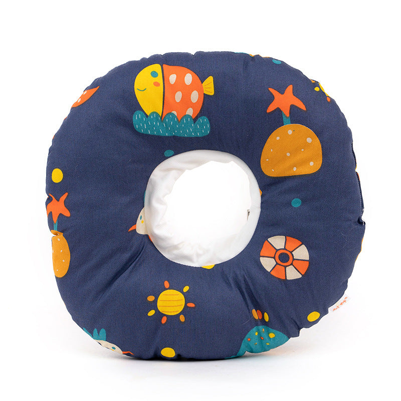 2 pcs Underwater World Soft Pet Recovery Collar - Comfortable Anti-Lick Cone for Cats & Dogs Size M