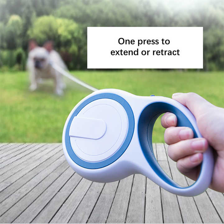 Dark Blue 3M Pet Leash Retractable - Tangle-Free, Extendable Pet Leash for Walking
