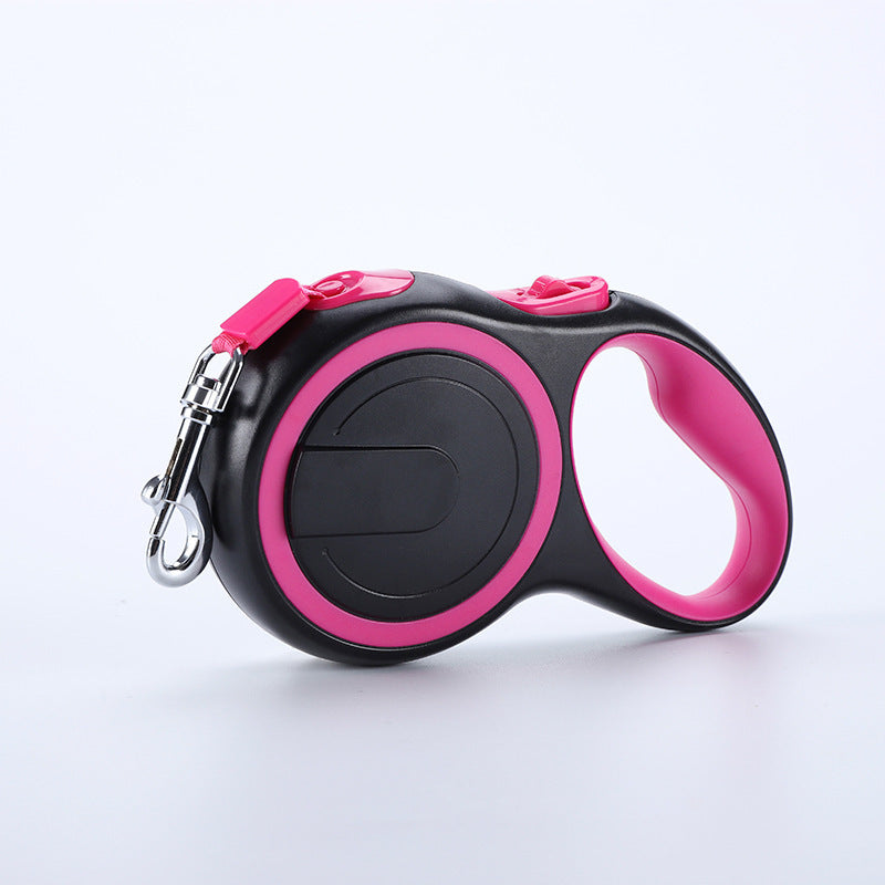 Rose Red 3M Pet Leash Retractable - Tangle-Free, Extendable Pet Leash for Walking