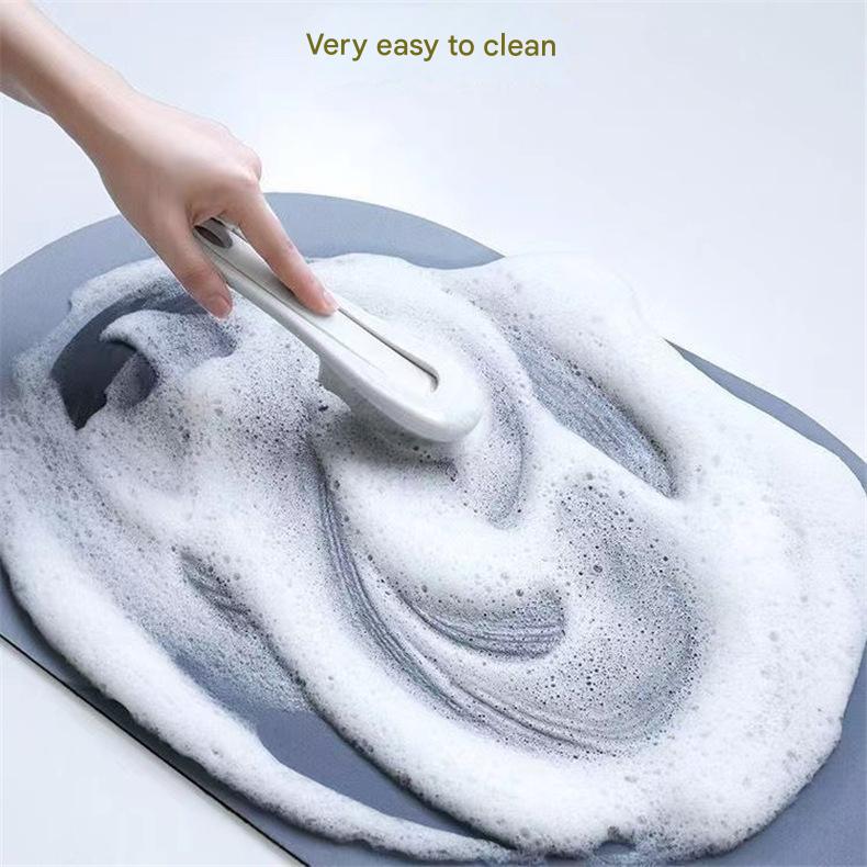 Style 10 Yellow,Black And Red Cherry Pattern Absorbent Diatomaceous Earth Pet Feeding Mat - Non-Slip & Quick Dry Placemat (50x80cm)