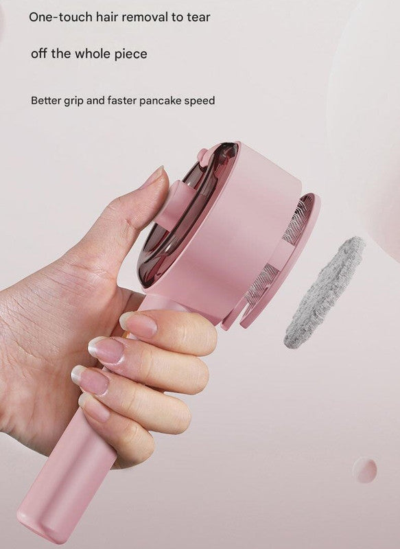 White Rechargeable Pet Grooming Brush with UVC Sterilizer & Mist Spray